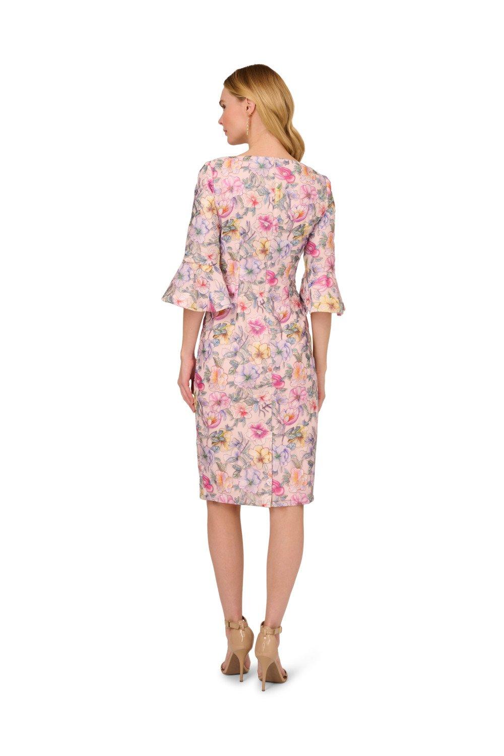 Dresses Floral Printed Short Dress Adrianna Papell